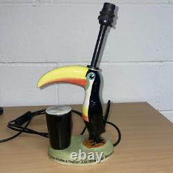 Guinness Vintage Toucan Carlton Ware Lamp Working Rare Advertising Good For You
