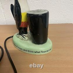 Guinness Vintage Toucan Carlton Ware Lamp Working Rare Advertising Good For You