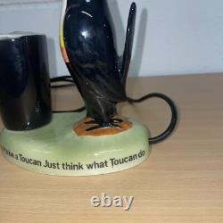 Guinness Vintage Toucan Carlton Ware Lamp Working Rare Advertising Good For You
