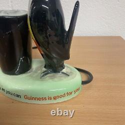 Guinness Vintage Toucan Carlton Ware Lamp Working Rare Advertising Good For You