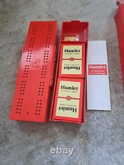 Hamlet Dominos Cribage Set Rare Vintage Advertising Game