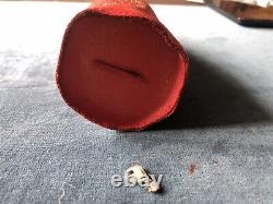 Harrods Vintage Memorabilia Rare Red Leather Harrods bank savings Sack