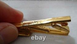 Heinz Cufflinks and Tie Clip Gold Plated and Enamel Extremely Rare Vintage Items