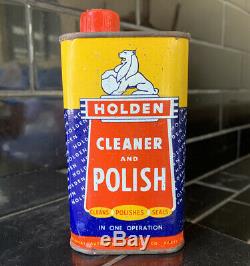 Holden Nasco Cleaner And Polish Vintage Tin (general Motors) Rare