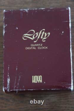 Hoya Lofty Alarm Clock With Tiger Beer Advertising Slogan A Rare Vintage Classic