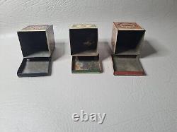 Huntley & Palmer Biscuit Tin Miniatures Set Of 3 Rare Vintage Advertising Tins