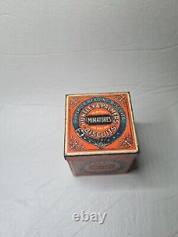 Huntley & Palmer Biscuit Tin Miniatures Set Of 3 Rare Vintage Advertising Tins