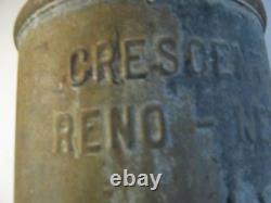 Hyper Rare! Nice Vintage Crescent Dairy Reno Nevada Nv Milk Cream Can