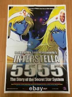 Interstella 5555 Daft Punk Leiji Matsumoto Musical Anime Poster Original Rare