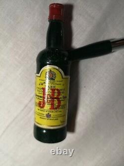 J&B Miniature Whiskey Bottle Putter Advertising Novelty Golf Club Rare Vintage