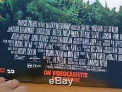 Jurassic Park VHS Movie Pop Up Standee Store Display Rare HTF 1994 Vintage Ad