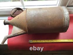 Kayes K Walnut Whip Rare Unusual Vintage Oil Lamp Can Railway Steam Engine Old