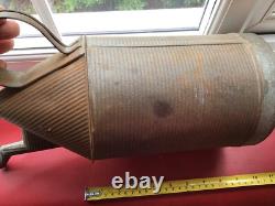 Kayes K Walnut Whip Rare Unusual Vintage Oil Lamp Can Railway Steam Engine Old