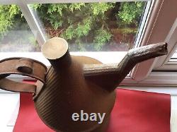 Kayes K Walnut Whip Rare Unusual Vintage Oil Lamp Can Railway Steam Engine Old