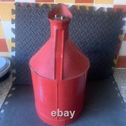 Kayes Rare Unusual Garage Race Car Railway Vintage Oil Can Red Petrol Gas Fuel