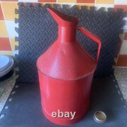 Kayes Rare Unusual Garage Race Car Railway Vintage Oil Can Red Petrol Gas Fuel
