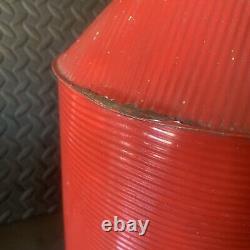 Kayes Rare Unusual Garage Race Car Railway Vintage Oil Can Red Petrol Gas Fuel
