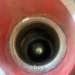 Kayes Rare Unusual Garage Race Car Railway Vintage Oil Can Red Petrol Gas Fuel