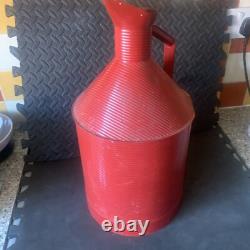 Kayes Rare Unusual Garage Race Car Railway Vintage Oil Can Red Petrol Gas Fuel
