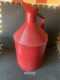 Kayes Rare Unusual Garage Race Car Railway Vintage Oil Can Red Petrol Gas Fuel