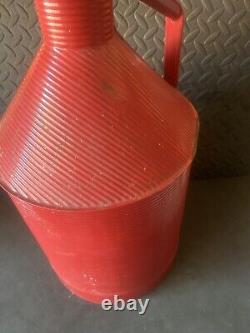 Kayes Rare Unusual Garage Race Car Railway Vintage Oil Can Red Petrol Gas Fuel