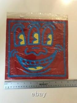 Keith Haring Pop Shop VINTAGE TOILETRY BAG from 292 Lafayette St, NYC Rare