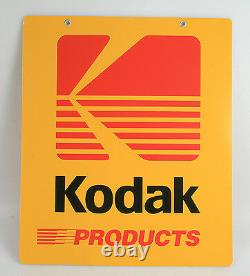 Kodak Porcelain Double Sided Advertising Sign, Vintage, Rare, Near Mint 20 X 24