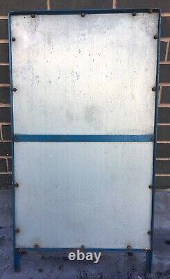 LARGE GENUINE VINTAGE 1950s DULUX PAINT SIGN SILK SCREEN ENAMEL ON METAL RARE