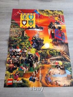 LEGO Black Knight's Castle 6086 Poster Vintage 1992 Rare advertising memorabilia