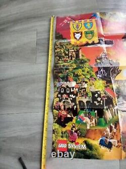 LEGO Black Knight's Castle 6086 Poster Vintage 1992 Rare advertising memorabilia