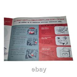 Large Rare Vintage Drink Coke Coca-Cola Salesman Distributor Brochure Lithograph