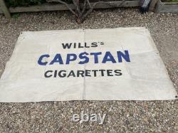 Large Vintage Wills Capstan Advertising Sign RARE