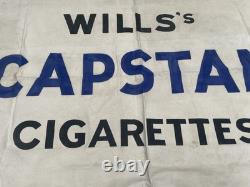 Large Vintage Wills Capstan Advertising Sign RARE