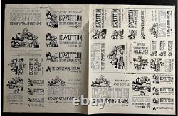 Led Zeppelin Movie Mini Ad Sheet Vintage Promo Advertising Poster Clip Art RARE