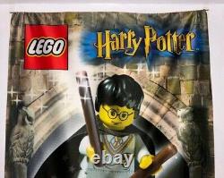 Lego Harry Potter Fabric Banner shop display retail promo rare Vintage