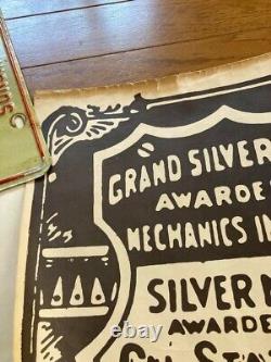 Levi Strauss & Co RARE VINTAGE STORE DISPLAY LOGO Guarantee Ticket Poster 59in