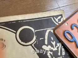Levi Strauss & Co RARE VINTAGE STORE DISPLAY LOGO Guarantee Ticket Poster 59in