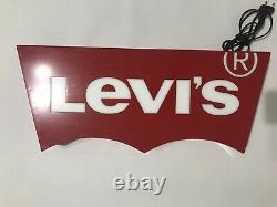 Levi's Lighted Original Vintage Sign Illuminated Rare Classic Shop Light Sign