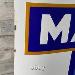 MARTINI Enamel Sign 17.7x17.7 (45x45cm) Rare Vintage Handmade Porcelain Signage