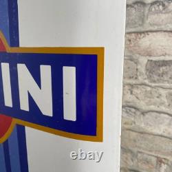 MARTINI Enamel Sign 17.7x17.7 (45x45cm) Rare Vintage Handmade Porcelain Signage