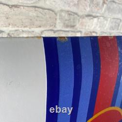 MARTINI Enamel Sign 17.7x17.7 (45x45cm) Rare Vintage Handmade Porcelain Signage