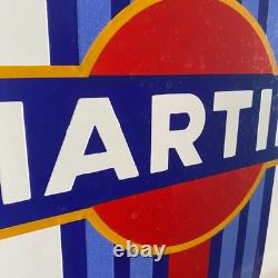 MARTINI Enamel Sign 17.7x17.7 (45x45cm) Rare Vintage Handmade Porcelain Signage
