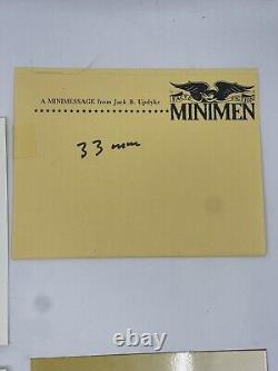 MINIMEN Internal Correspondence Advertising Photo Lot Miniatures Vintage RARE
