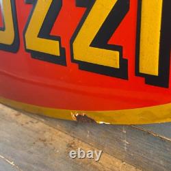MOTO GUZZI Enamel Sign 24.8x11.4 (63x29cm) Rare Vintage Motorcycle Unique Decor