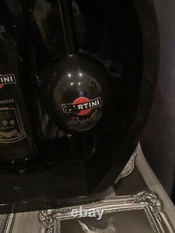 Martini Drinks display cabinet advertising Vintage 1970's RARE From France
