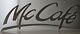 McDonald's McCafe Rare Vintage Metal Wall Sign Advertising Display Collectible