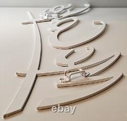 McDonald's McCafe Rare Vintage Metal Wall Sign Advertising Display Collectible