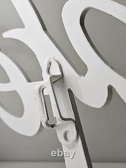 McDonald's McCafe Rare Vintage Metal Wall Sign Advertising Display Collectible