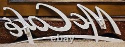 McDonald's McCafe Rare Vintage Metal Wall Sign Advertising Display Collectible