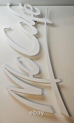 McDonald's McCafe Rare Vintage Metal Wall Sign Advertising Display Collectible